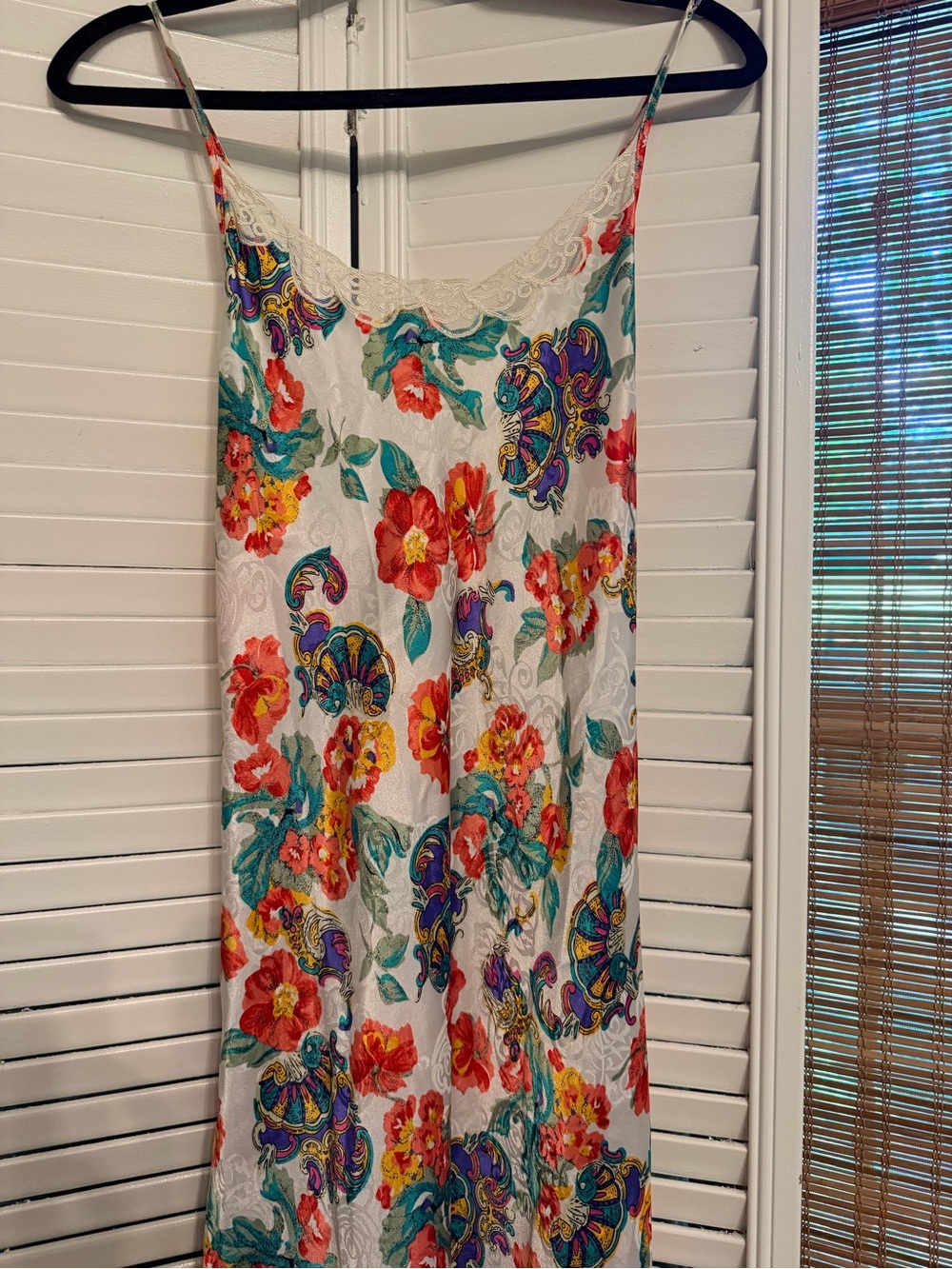 Vintage Josie Floral Crossback Slip Dress